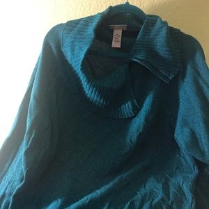 Teal sweater
